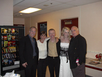 Sam & Steven Backstage with FRANC D'AMBROSIO